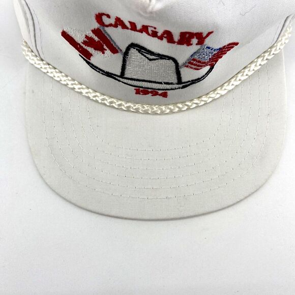 Calgary Stampede 1994 Trucker Hat White Braid Rodeo Canada USA CAPL AAPL AJM - Picture 8 of 11
